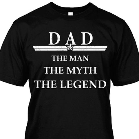 Chicago Cubs MLB Baseball Dad The Man The Myth The Legend T-Shirt